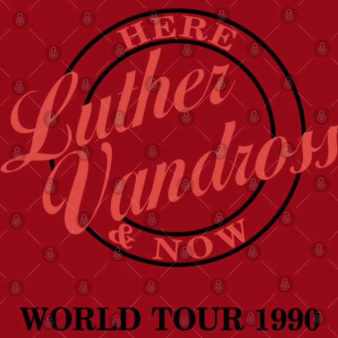 vintage 1990 Luther Vandross Here  Gift for Men and Women