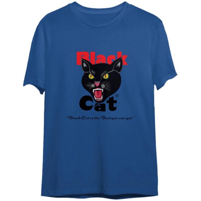 vintage 1990s Black Cat Fireworks Shirt Gift for Men and Women