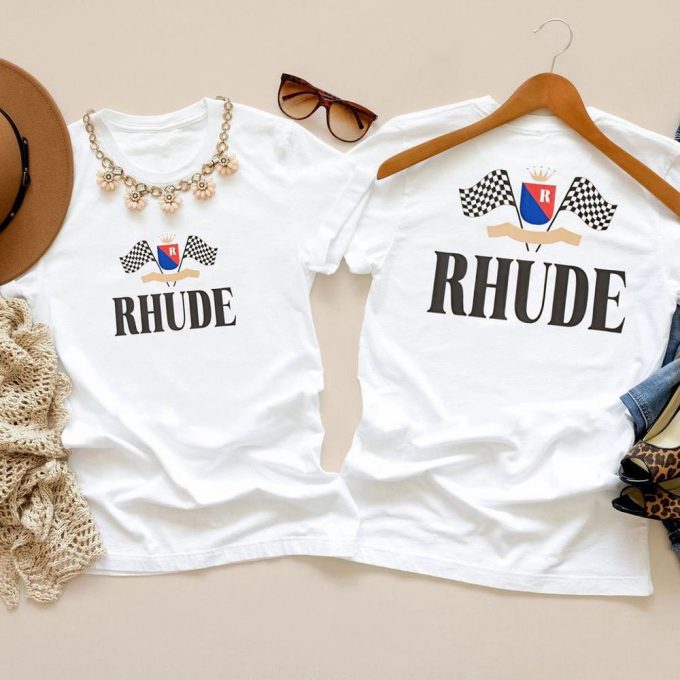 Rhude Classic  Shirt, Double Side Shirt Gift for Men and Women