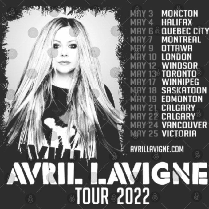 AVRIL LAVIGNE TOUR 2024, Avril Lavigne ‘Bite Me 2024 Canada Tour’ Gift for Men and Women