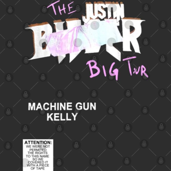 The Justin Bieber Big Tour Machine Gun Kelly Shirt Gift for Men and Women