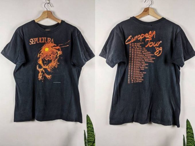 Vintage Sepultura Merch 1989 Beneath the Remains Tour Single Stitch Gift for Men and Women