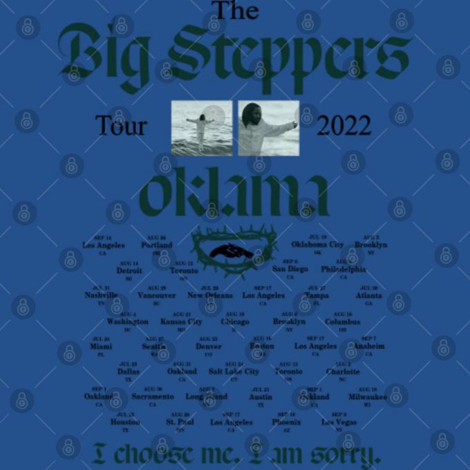 The Big Steppers Tour Okalama 2024 Vintage Shirt Gift for Men and Women