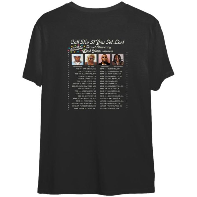 2022 Tyler The Creator Call Me If You Get Lost T-Shirt
