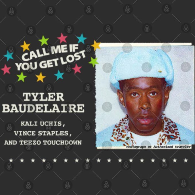 2022 Tyler The Creator Call Me If You Get Lost T-Shirt