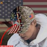 American Flag Military Custom Cap