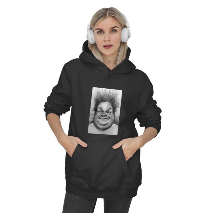 Chris Farley Portrait Sketch Hoodies: Unique and Stylish Apparel for Fans