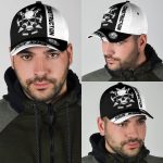 Personalized Construction Worker Cap: Custom Name Skull Baseball Cap – Perfect Gift!