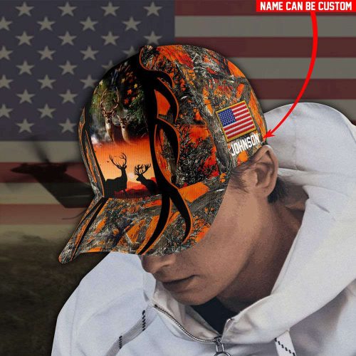 Custom Camouflage Hunting Cap Deer Hunter Love Hunting-Custom Your Cap All Over Printed