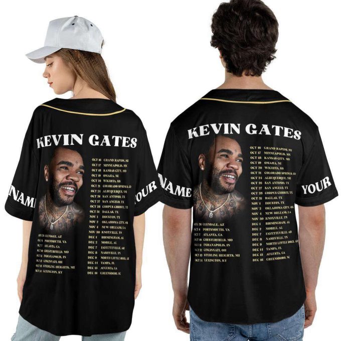 Custom Name KG Music Baseball Jersey, Only The Generals Tour 2023