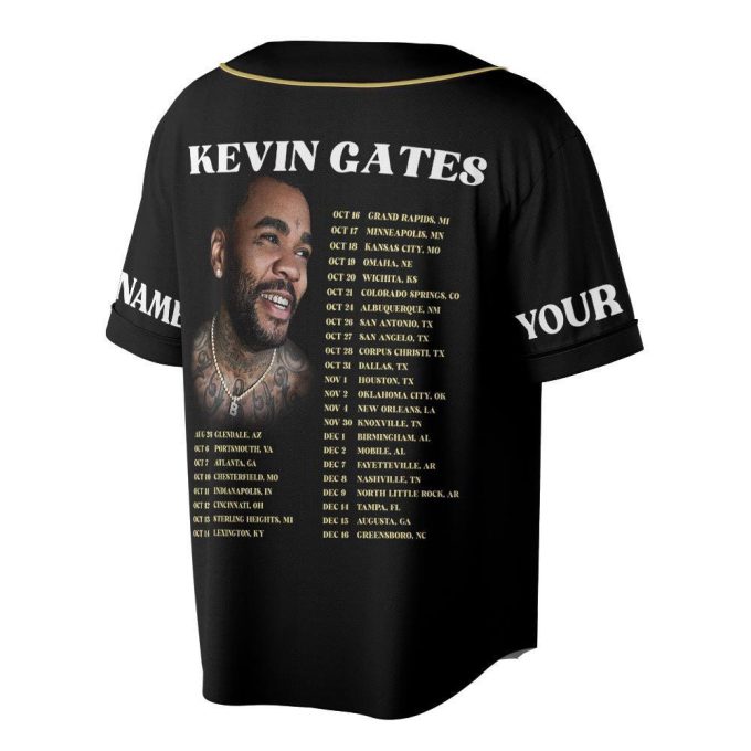 Custom Name KG Music Baseball Jersey, Only The Generals Tour 2023