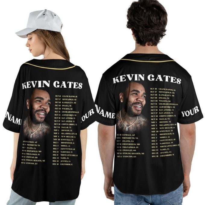 Custom Name KG Music Baseball Jersey, Only The Generals Tour 2023