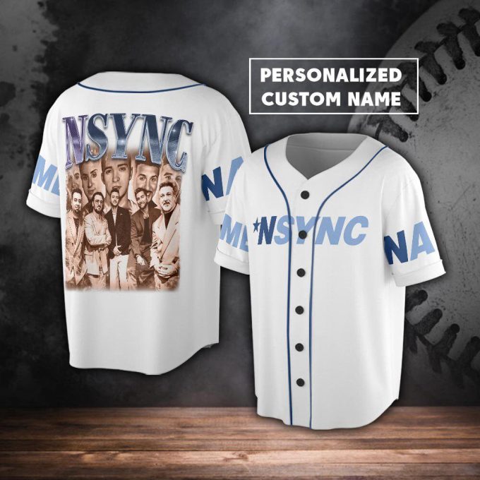 Custom Name NSYNC 2023 Baseball Jersey, NSYNC Boy Band Forever Christmas