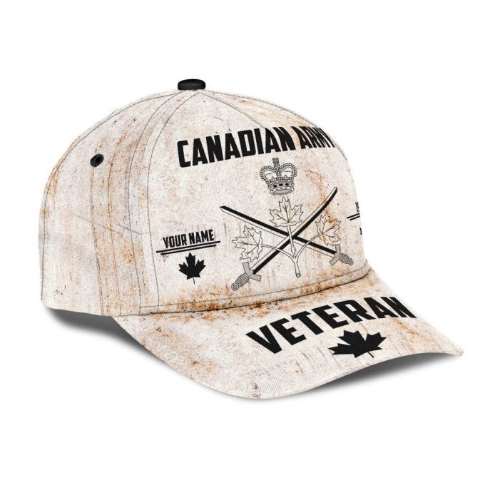 Personalized Canadian Army Classic Cap – Custom Name XT Baseball Cap Gift