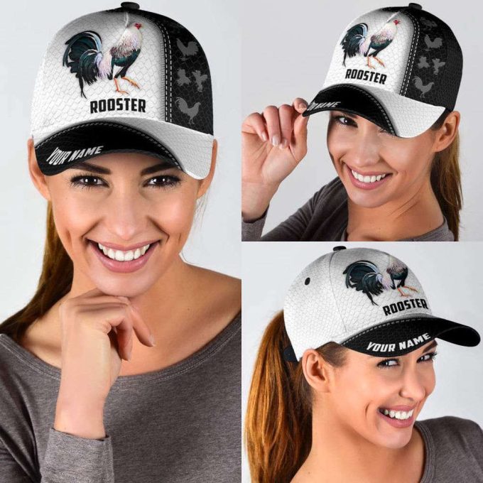 Custom Rooster Cap Personalized 3D Printed Hat – Gift