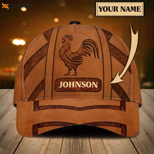 Custom Rooster Cap: Personalized Baseball Hat for a Unique Style