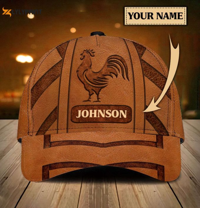 Custom Rooster Cap: Personalized Baseball Hat for a Unique Style