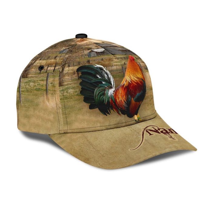 Custom Rooster Cap – Unique 3D Printed Personalized Hat Gift
