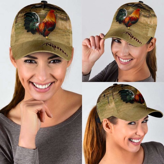 Custom Rooster Cap – Unique 3D Printed Personalized Hat Gift