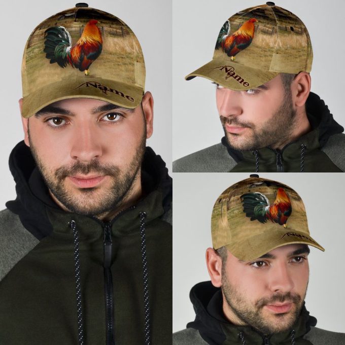 Custom Rooster Cap – Unique 3D Printed Personalized Hat Gift