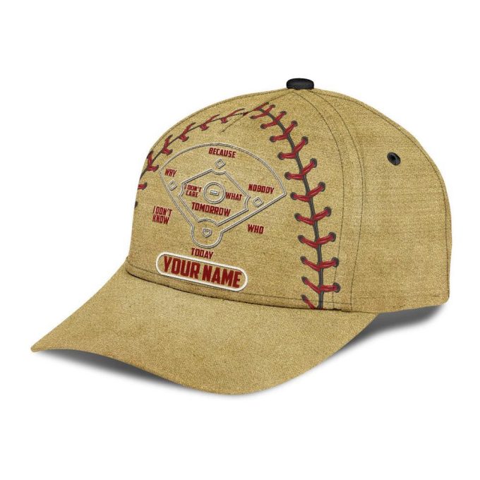 Customize Name Baseball Lover All Over 3D Design Print Cap NTN15042101 Printed Baseball Cap Gift