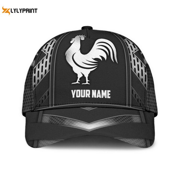 Customized Rooster Cap 3D Printed Gift – Personalize Your Style!