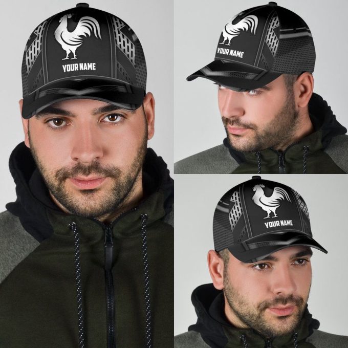 Customized Rooster Cap 3D Printed Gift – Personalize Your Style!