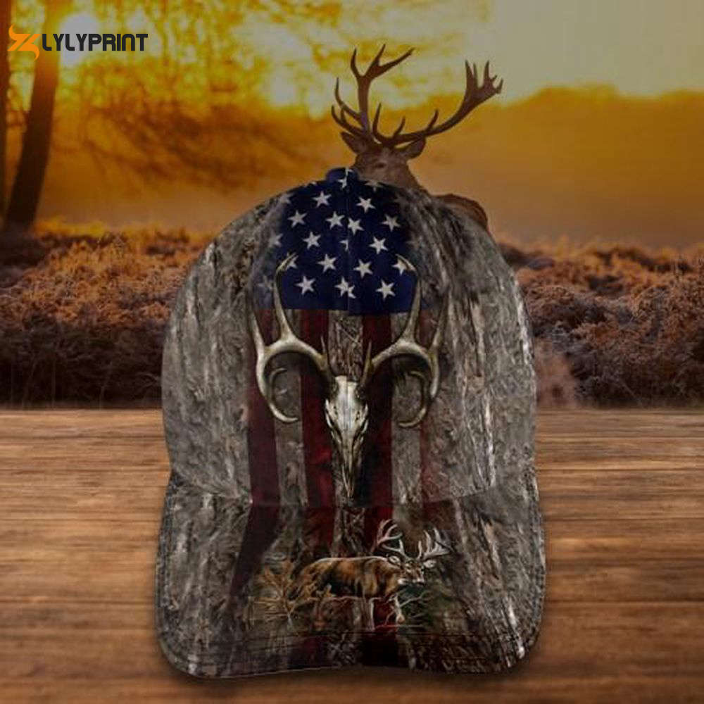Deer Hunter American Flag Cap Deer Hunter American Flag Cap
