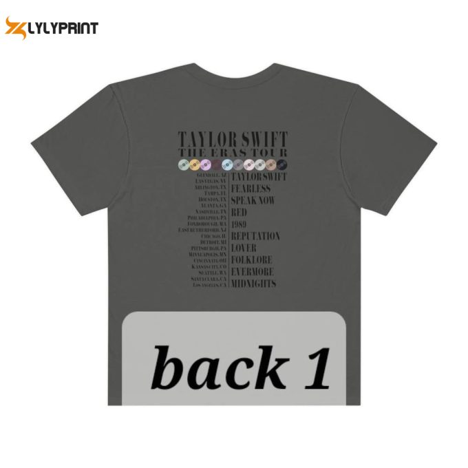 Eras Tour T-Shirt: Stylish & Versatile Two-Sided Tee for Unforgettable Adventures