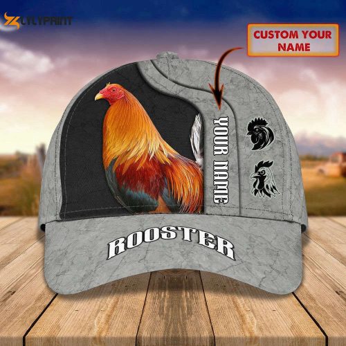 Get Stylish with a Customized Rooster Cap 3D Printed Limited Stock!