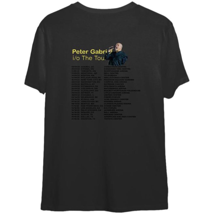 Graphic Peter Gabriel 2023 Tour T-Shirt, Peter Gabriel 2023 Merch