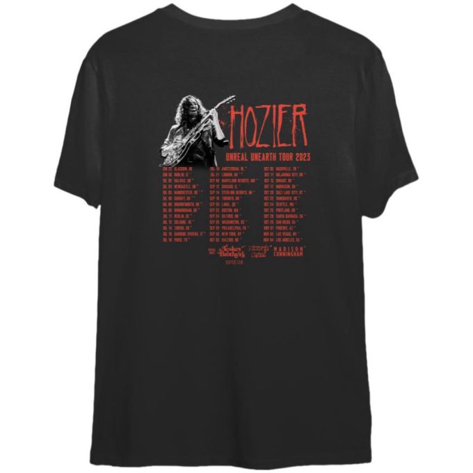 Hozier Unreal Unearth Tour T-Shirt