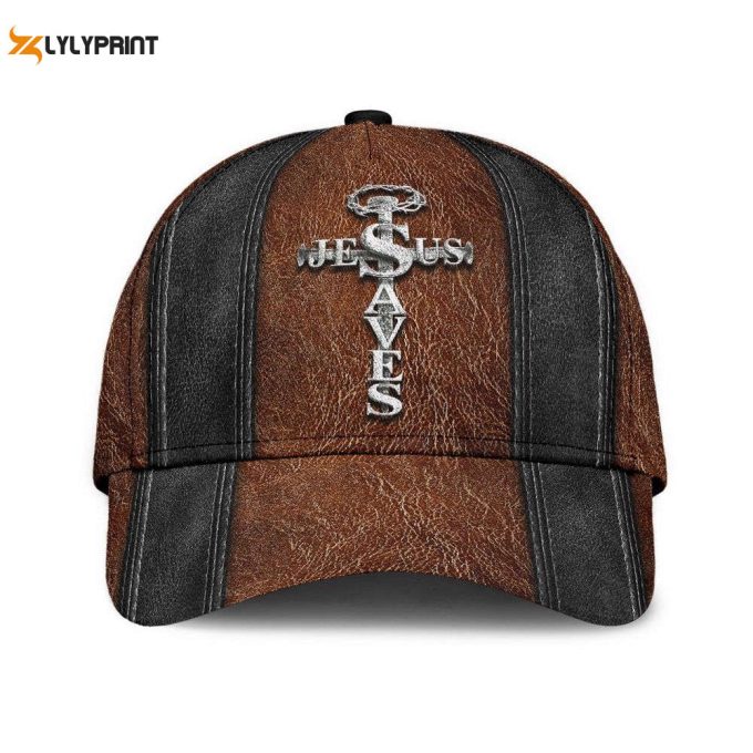 Jesus Saves 3D Printed Classic Cap