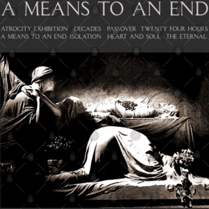 Joy Division Unisex T-Shirt: A Means To An End – Back Print Unique and Stylish