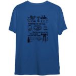 Lukee Comb Track List Double Sided T-shirt: Stylish & Versatile Design