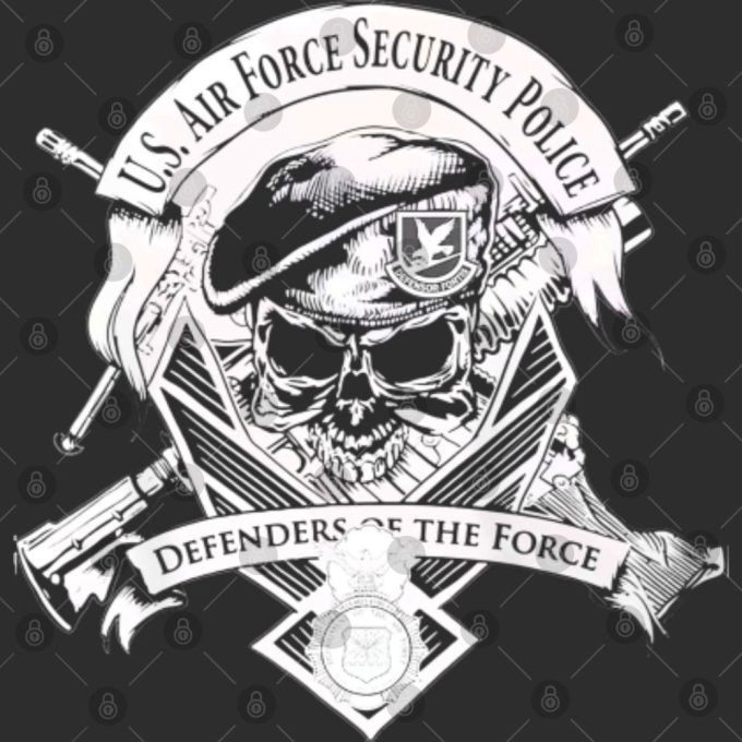 Defensor Fortis Double Sided T-Shirt for New Air Force Security Police – Enhance Style & Security