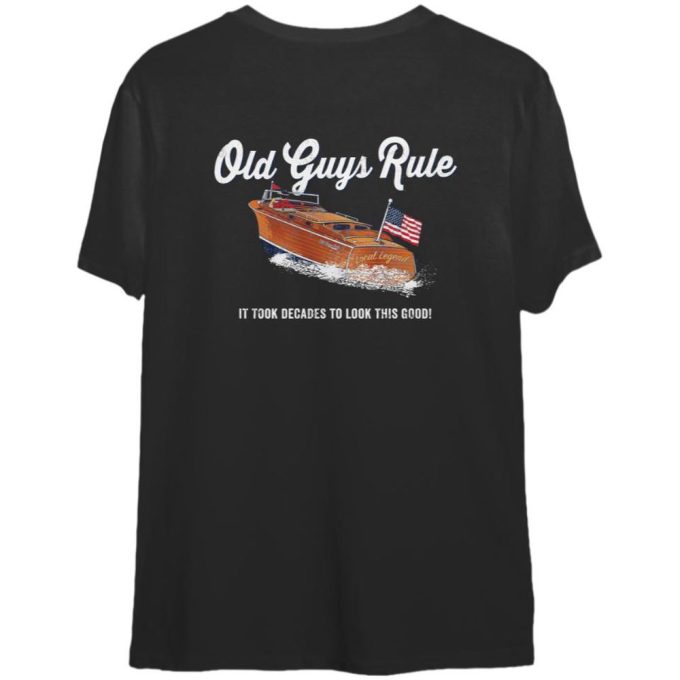 Old Guys Rule: Decades-Long Journey on Double Sided T-Shirts