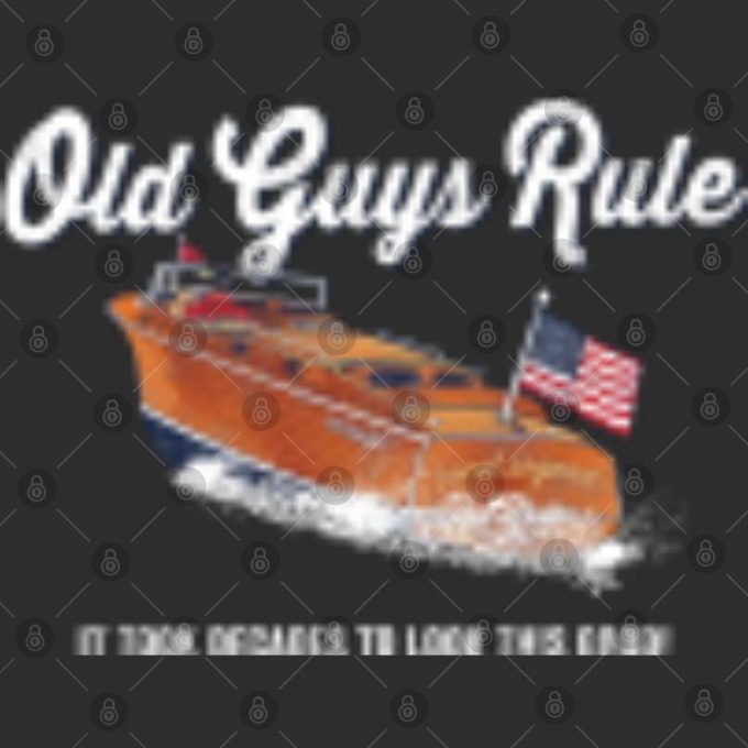 Old Guys Rule: Decades-Long Journey on Double Sided T-Shirts