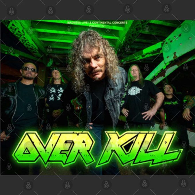 Overkill Overill Scorced Tour 2023 TShirt