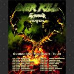 Overkill Overill Scorced Tour 2023 TShirt