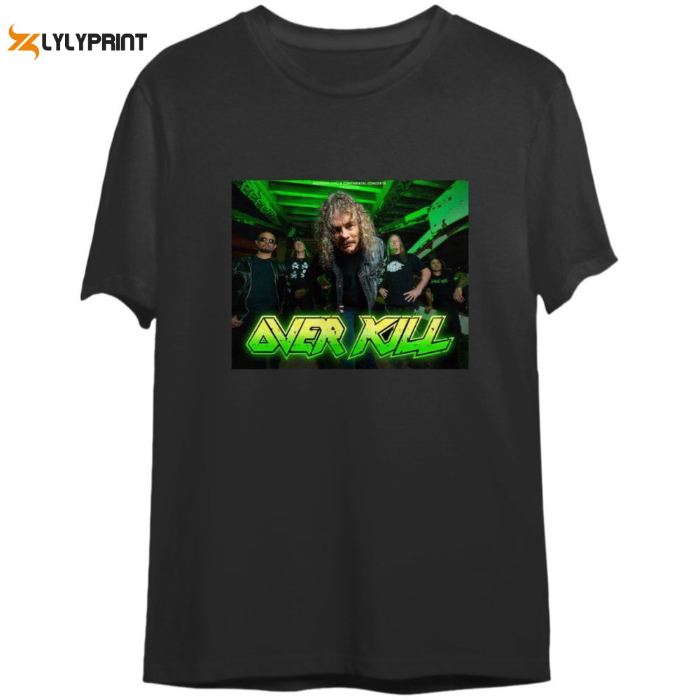 Overkill Overill Scorced Tour 2023 TShirt Overkill Overill Scorced Tour 2023 TShirt