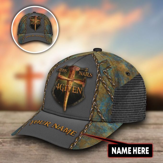 Customizable Jesus Saves 3D Printed Baseball Hat for Stylish Men