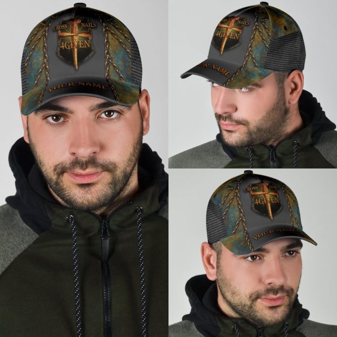 Customizable Jesus Saves 3D Printed Baseball Hat for Stylish Men