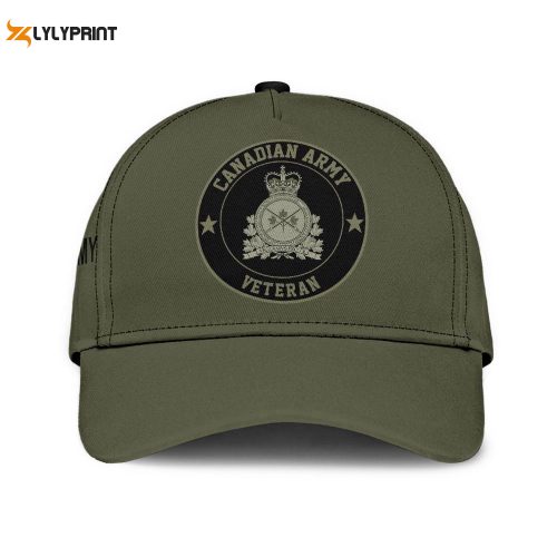 Personalized Name XT Canadian Army Classic Cap