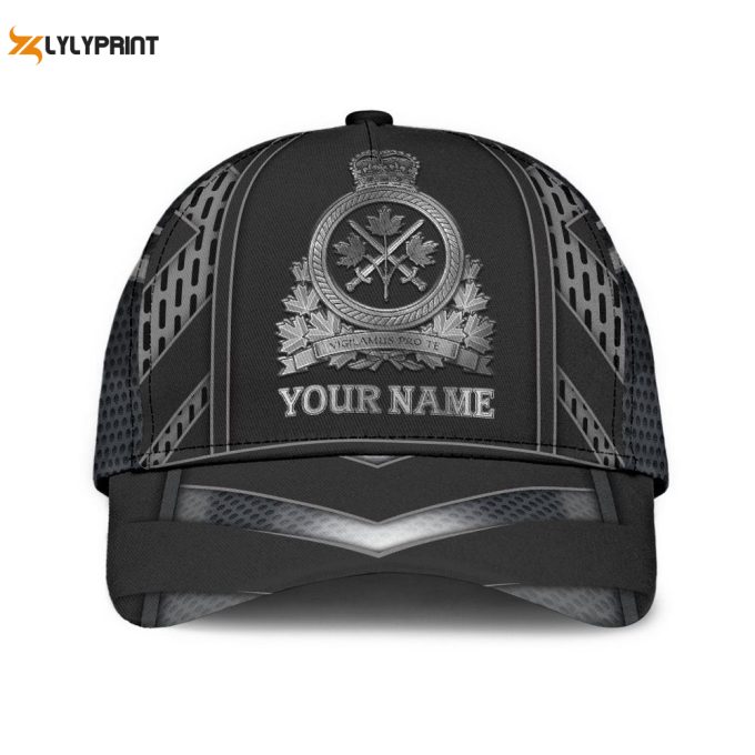 Personalized Name XT Canadian Veteran Army Classic Cap Baseball Hat