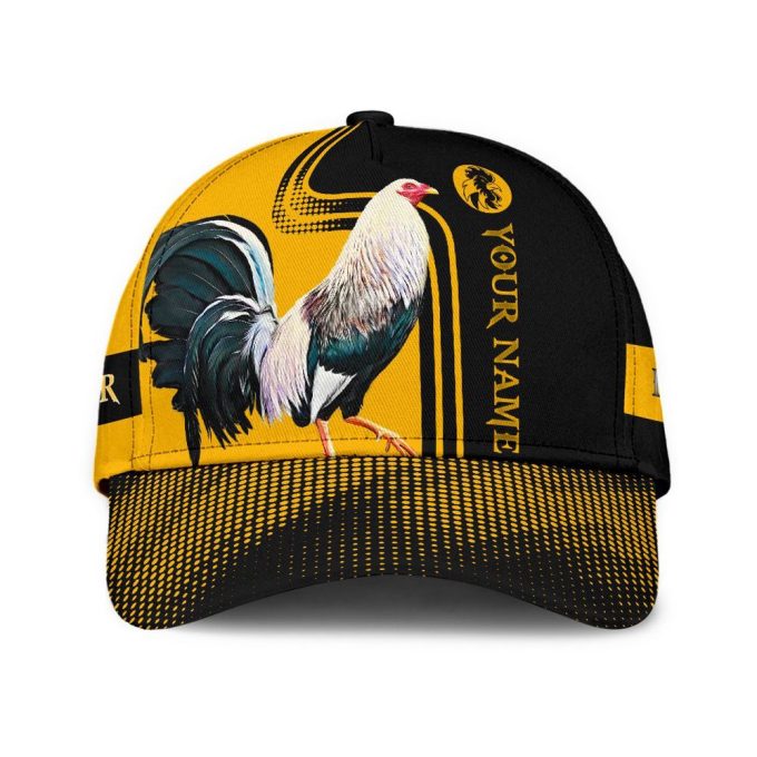 Personalized Rooster 3D Printed Cap Baseball Hat