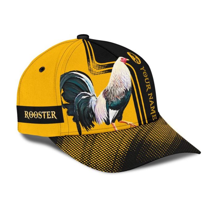 Personalized Rooster 3D Printed Cap Baseball Hat