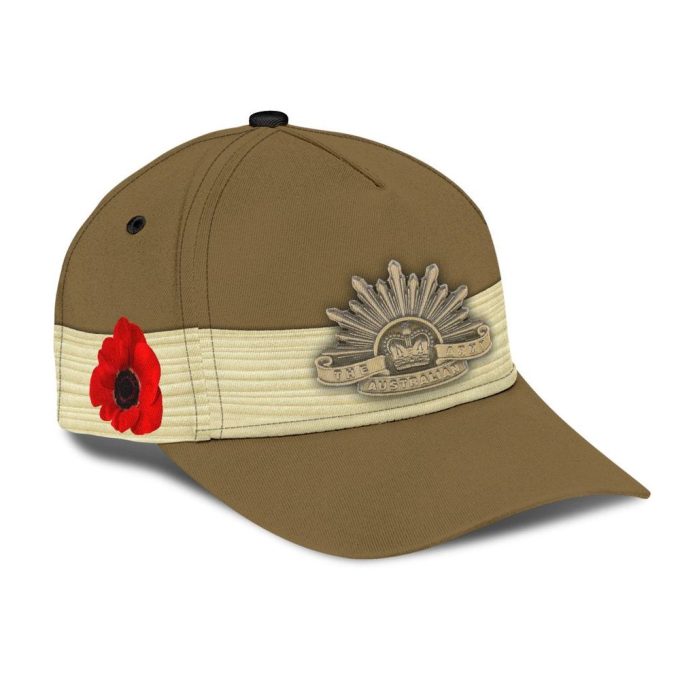 Premium Anzac Day Australian Army 3D Printed Baseball Cap – Unique Gift