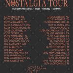 Retro Rod Wave Nostalgia Tour Dates Tee: Double Sided T-Shirt