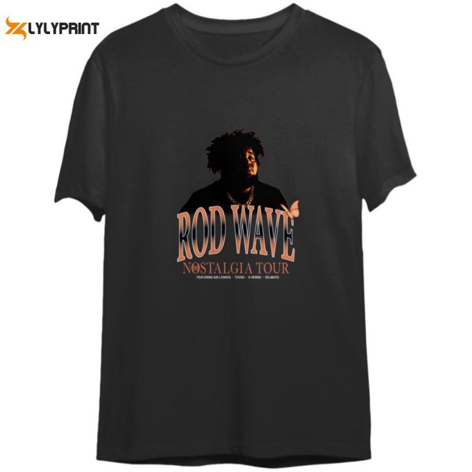 Retro Rod Wave Nostalgia Tour Dates Tee: Double Sided T-Shirt